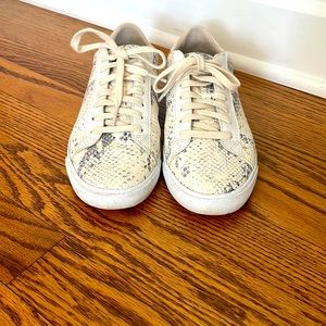 Snake print casual sneakers
